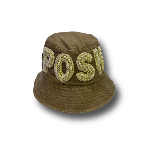 Pearled Tan Bucket
