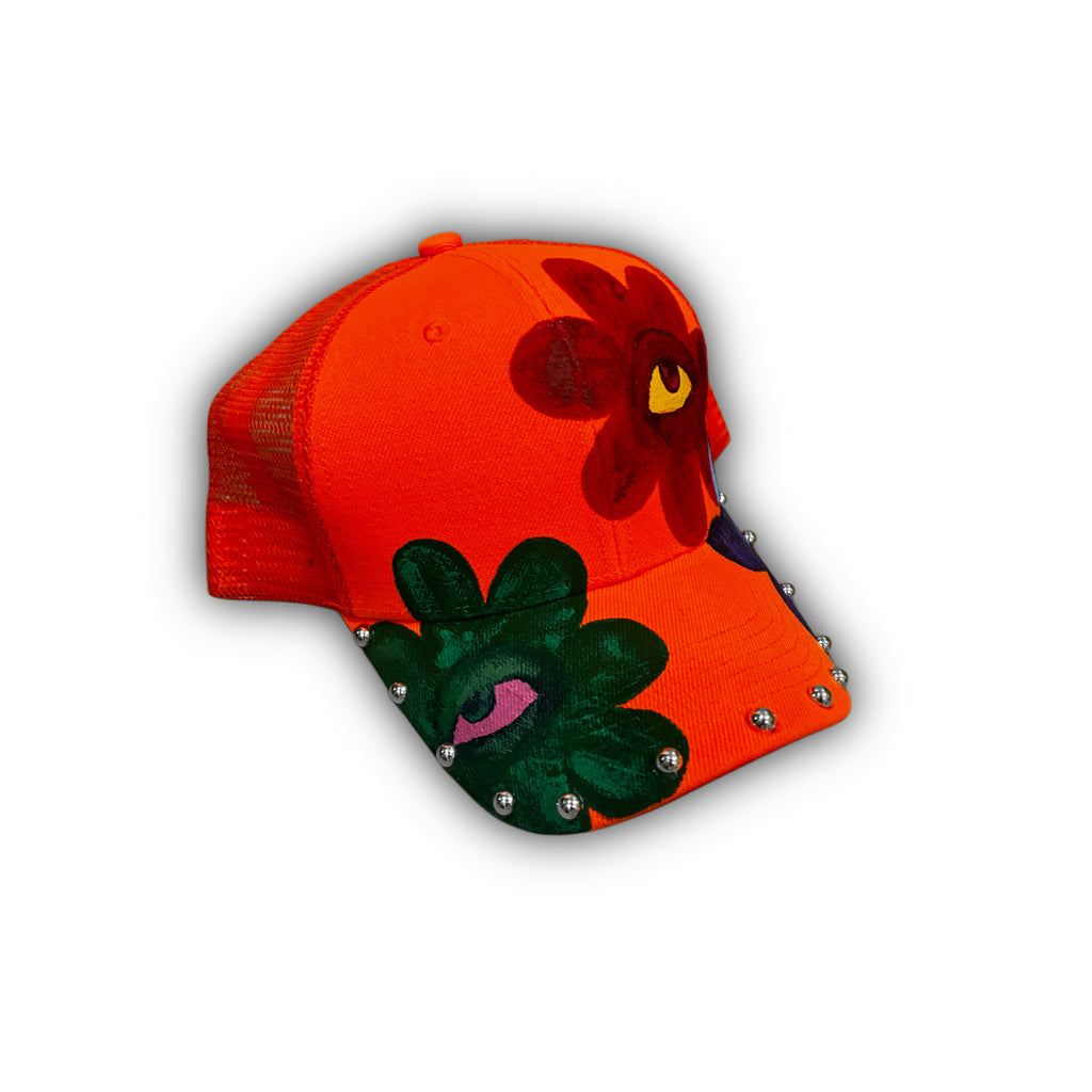 Blood Orange Blooming Trucker