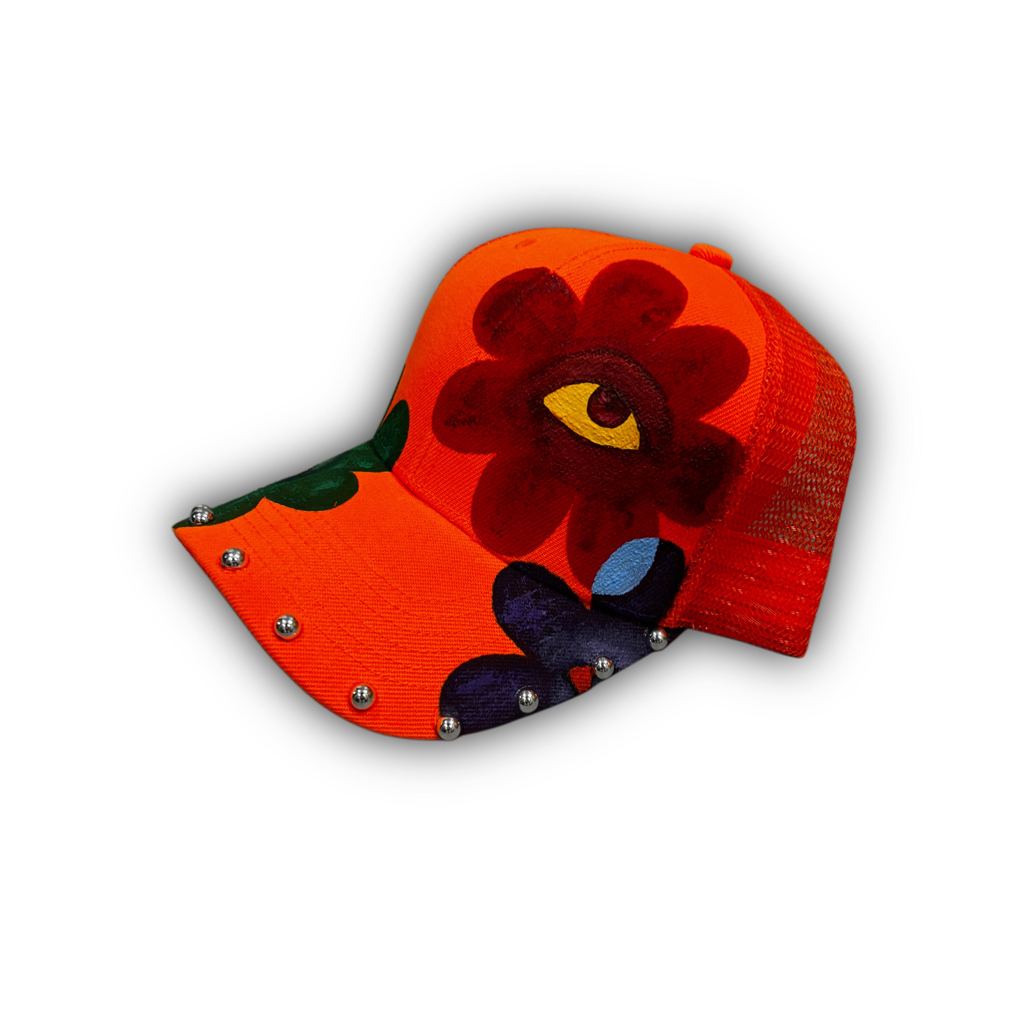 Blood Orange Blooming Trucker