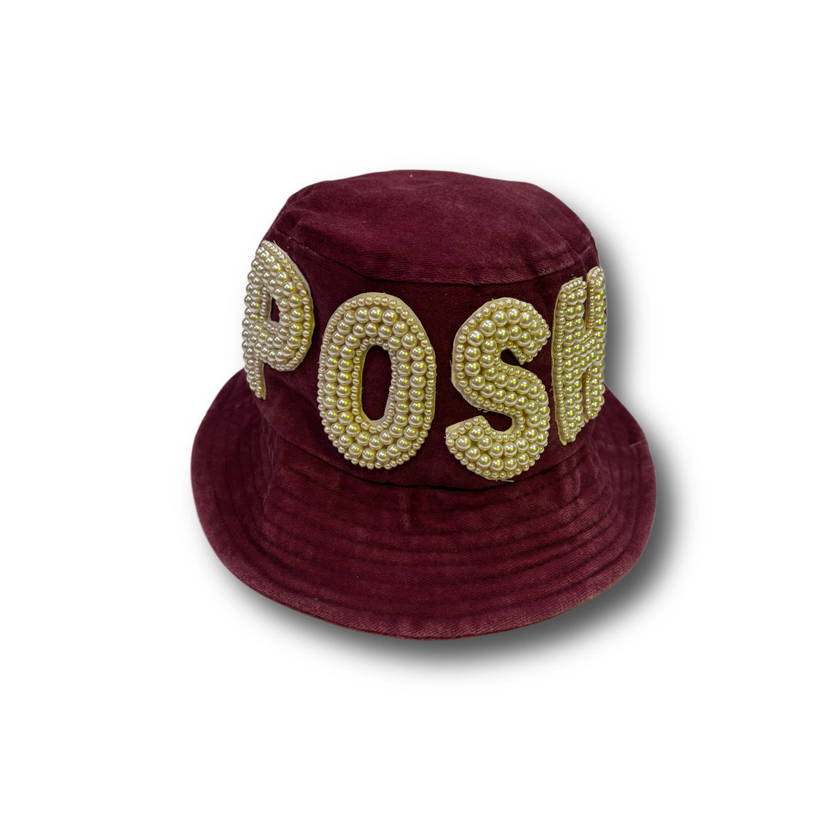 Pearled Maroon Bucket