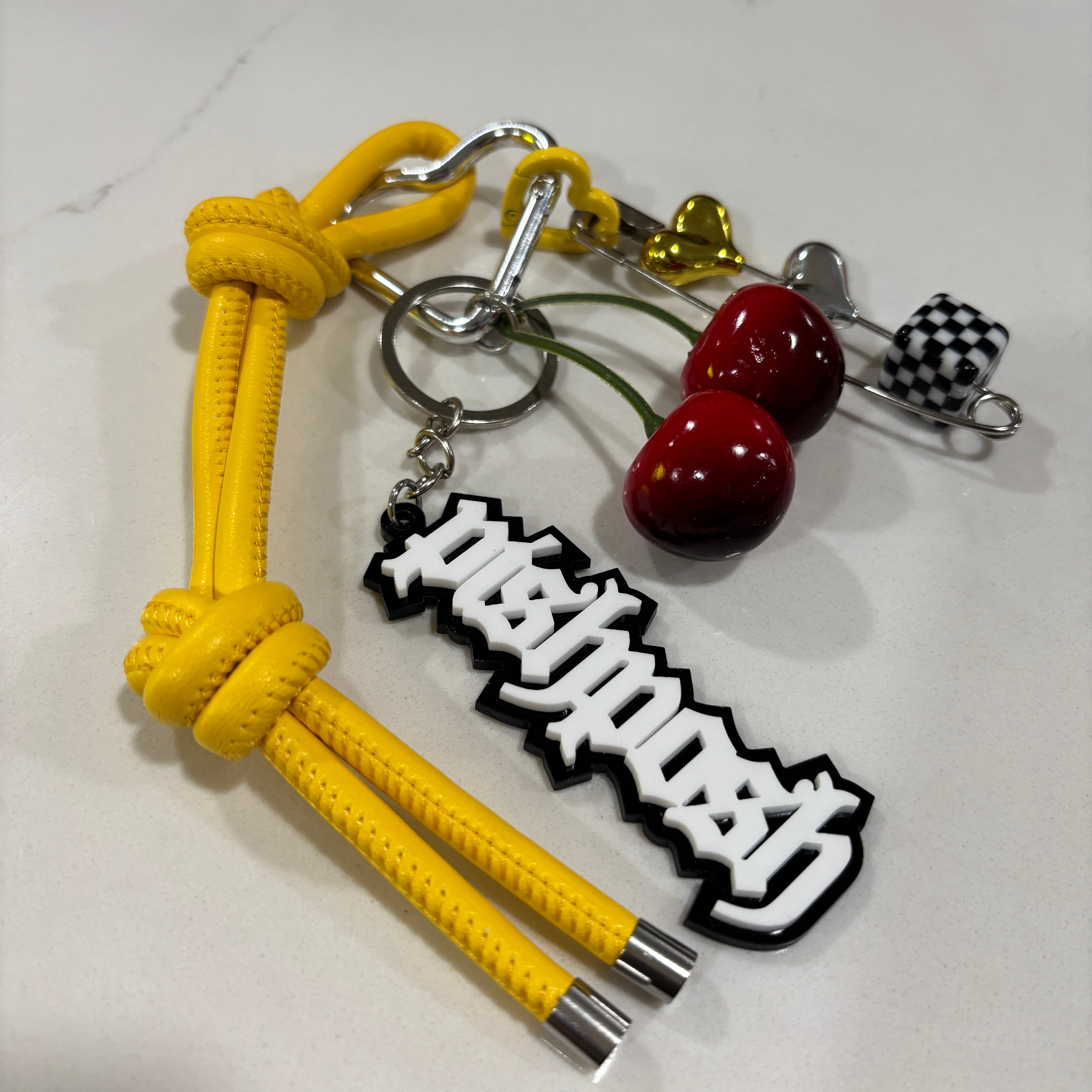 PishPosh Yellow Bag Charm