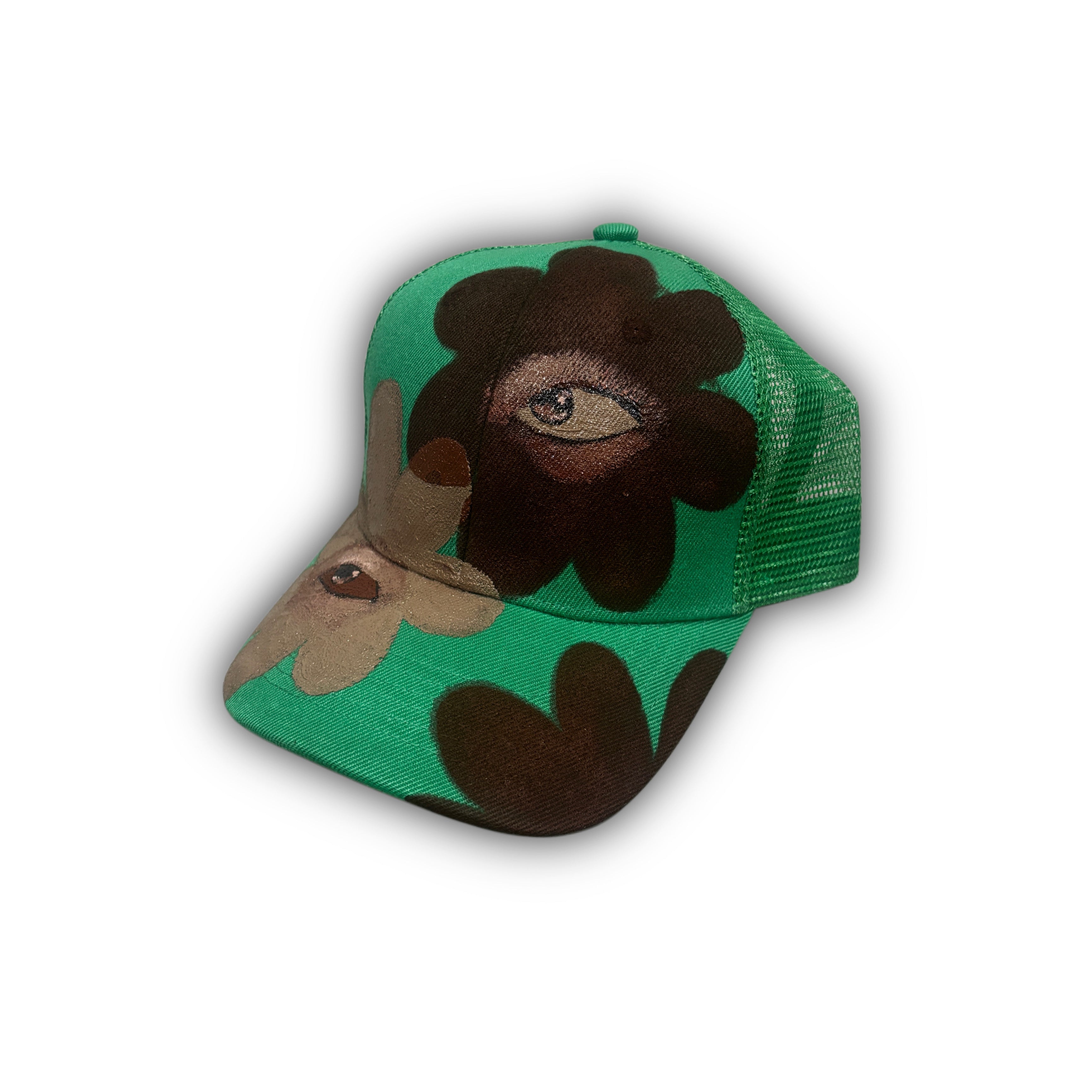 Blooming Green Trucker