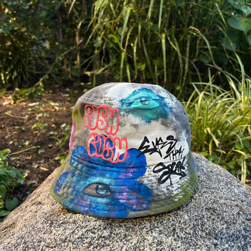 Floral Graffiti Dreams Bucket